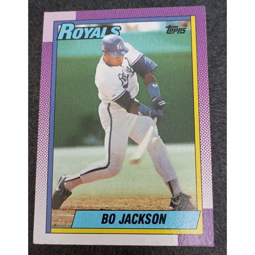 1990 Topps #300 Bo Jackson Kansas City Royals Baseball Card MLB